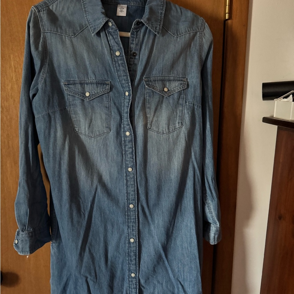 H&M Denim Blue Mini Dress